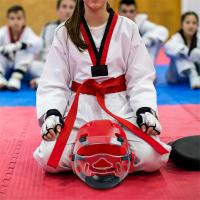 Máscara facial de Taekwondo para adultos, Protector transparente desmontable para deportes, boxeo, Taekwondo, Sanda - details 7