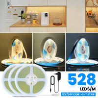 GAHADA Cinta LED COB Iluminación Lineal de PCB de 8mm Adaptador de Potencia EU Incluido - details 0