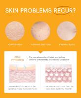 LAIKOU Serie de vitamina C, conjunto de productos para el cuidado de la piel, conjunto de 5 piezas para el cuidado de la piel, limpiador, esencia de tóner, crema para ojos y crema facial - details 13