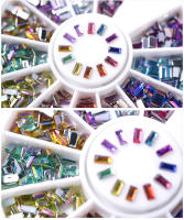 KADS 2mm * 4mm forma de rectángulo de uñas de manicura gema con brillo accesorios para salón de uñas o uso DIY - details 4