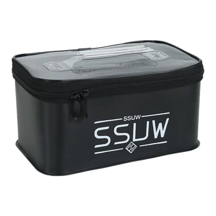Caja de herramientas de pesca de 3L/5L/7L, organizador de herramientas de almacenamiento de cebo vivo, bolsas de pesca EVA, contenedor de agua de pesca grueso de gran capacidad - 1