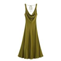 Estilo nuevo vestido largo versátil con textura satinada a la moda para mujer 2590/987/600 - details 1