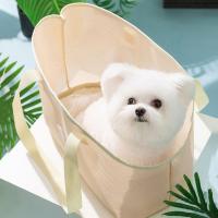 Bolso portátil de malla para cachorros y gatos, bolso de hombro suave y transpirable para cachorros, bolsas de viaje ligeras antiescape para mascotas - details 10
