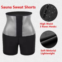 Pantalones de sauna para el sudor para mujer, moldeador corporal, pantalones cortos adelgazantes para pérdida de peso, entrenador de cintura, pantalones térmicos para el sudor, Fitness - details 3