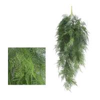 Planta de helecho colgante Artificial de 90cm, hojas de plantas verdes realistas de plástico, plantas colgantes falsas elegantes, fiesta de vacaciones y boda - details 9