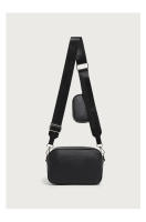 Bolso Cuadrado Bordado Clásico Mini Bolso de Cambio de Llave para Mujer con Correa de Hombro Ancho - details 11