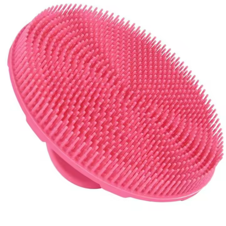Cepillo de ducha de silicona suave de grado alimenticio, cepillo de mano para limpieza de la piel, EXFOLIANTE SUAVE - 1