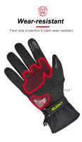 SUOMY-Guantes Térmicos impermeables para hombre y mujer, manoplas de invierno para Motocross, resistentes al viento, WP-06, 100% - details 7