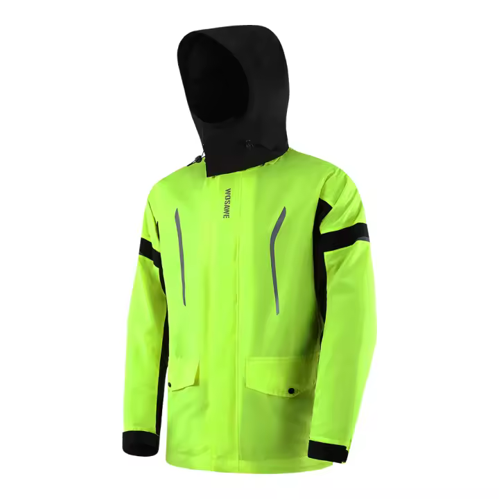 WOSAWE-chubasquero para hombre y mujer, chaqueta impermeable para Motocross, motociclista, pantalones, traje de lluvia - 1