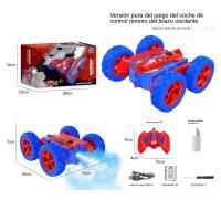Coche teledirigido para Niños, 2,4G, con Luces, Diseño de Tiburón y Dinosaurio, 360 Grados y Acrobacias Todo Terreno - details 13