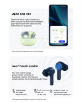 Realme-Auriculares T110 con Bluetooth 5,4, dispositivo de audio TWS, con cancelación de ruido, 28 horas de protección, IPX5, color Negro - details 5