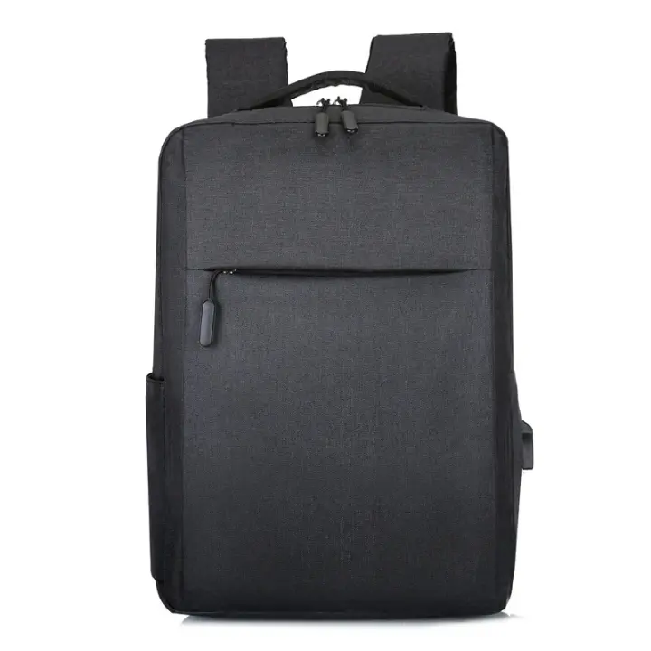 Mochila para ordenador portátil de 15,6 pulgadas para hombre, morral escolar de nailon con carga Usb, resistente al agua - 1