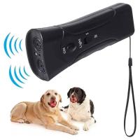 Repelente ultrasónico 2 en 1, dispositivo de conducción recargable por USB, entrenador de perros portátil, dispositivo antiladridos con indicador LED - details 4