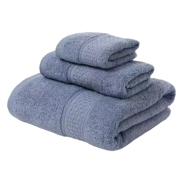 Juego de toallas de algodón suave y altamente absorbente, 3 piezas, incluye toalla de baño y 1 toalla de lavado para el baño del hogar - 1