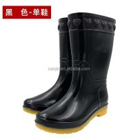 Botas de lluvia de plástico de camuflaje para hombre, zapatos de PVC impermeables hasta las rodillas para exteriores, precio bajo, alta calidad, novedad de 2025 - details 6