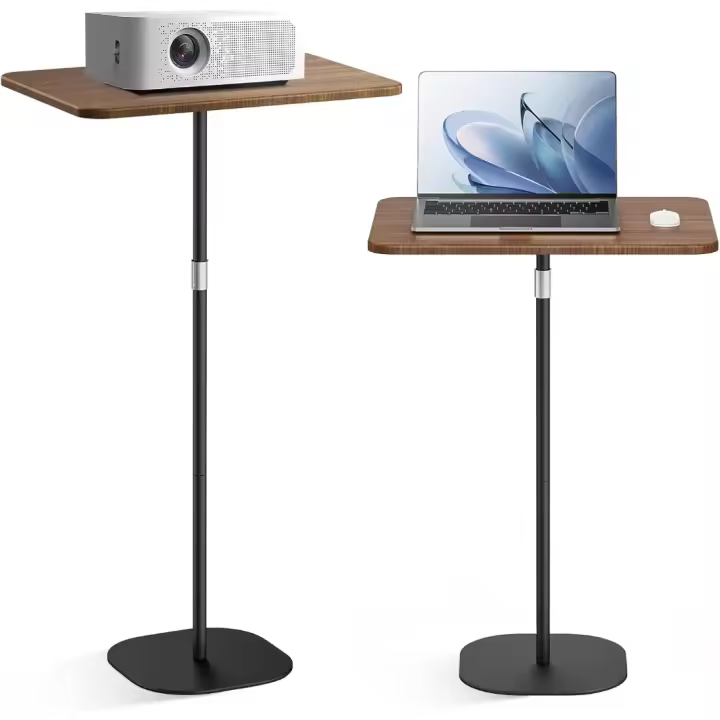 Escritorio de Pie Móvil Altura Ajustable Para Computadora Portátil Ideal para Trabajo de Estudio - 1