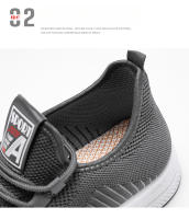 Zapatillas de moda para hombre Zapatillas elásticas ultraligeras y transpirables Suela blanda Zapatos casuales - details 4