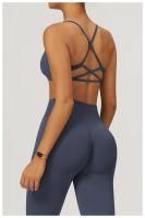 Sujetador de Yoga de Cara Completa Top de Espalda Hueco Transpirable Secado Rápido para Yoga y Estiramiento Material de Nylon para Exteriores Hecho en China - details 3