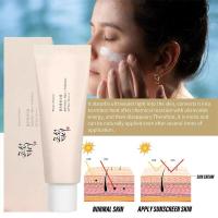 Crema de protección solar probiótica SPF50 Control de aceite Hidratante Suave Blanqueamiento de arroz - details 3
