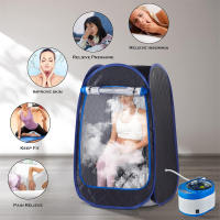 Sauna portátil de cuerpo completo para personas, tienda de Spa de Sauna de plegado rápido con Control remoto, vaporizador grande de 4 L - details 2