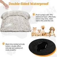 Sofá cama S-XXL para mascotas, cama calmante para perros, nido cálido, lavable, suave, Protector de muebles, manta para gatos, sofá cama para perros grandes - details 16