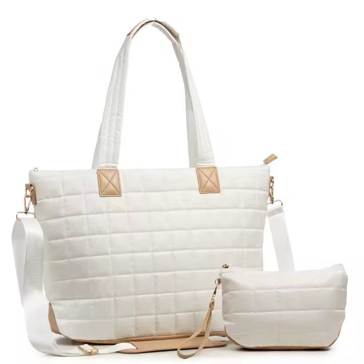 Bolso de mano acolchado para mujer, bolsa de mano acolchada para viajes al aire libre, deporte, cruzado, senderismo, paquete de fin de semana - 1