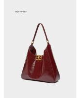 Bolso de cuero de vaca de primera capa, bolso de hombro portátil de gran capacidad - details 25