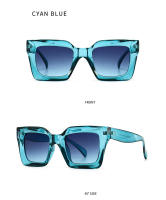 Toyear-gafas de sol cuadradas Vintage para hombre y mujer, lentes de sol de diseñador de marca de lujo, gafas de gran tamaño, UV400 - details 21