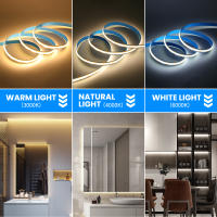 GAHADA Cinta LED COB Iluminación Lineal Blanca Cálida 4000K Ancho de PCB de 8mm - details 4