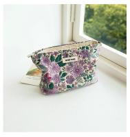 Bolsa de Maquillaje de Viaje de Lienzo de Doble Capa de Alta Calidad Bolsa de Almacenamiento Portátil para Mujeres con Estampado Bolsa de Maquillaje de Gran Capacidad - details 14