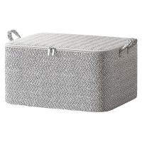 Bolsa de almacenamiento de cremalleras no tejidas, cesta de almacenamiento de edredón móvil, bolsa de almacenamiento de ropa de gran capacidad de viaje - details 0