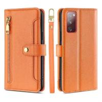 Funda magnética de cuero PU, billetera con tapa, Galaxy S20 FE, cuerda colgante multifuncional, funda protectora - details 9