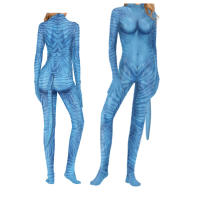 Película de anime de Halloween avatar 2, hombres y mujeres, cola, misma cosplay, ropa ajustada de una pieza - details 5