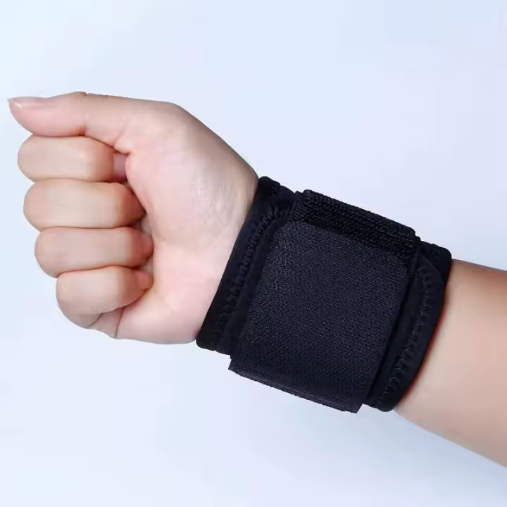 1 unidad de soporte de banda ajustable para muñeca, muñequera deportiva, envolturas de compresión, alivio del dolor de tendinitis - 1