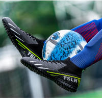 Zapatos de fútbol de marca para hombre, botas de fútbol de tobillo alto Unisex para exteriores, zapatillas cómodas de entrenamiento deportivo de fútbol sala FG/TF - details 29
