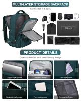 Mochila Impermeable con USB Para Hombre y Mujer, Bolsa De Deporte Para Ordenador De 17 Pulgadas, Antirrobo, Bolso Escolar Para Estudiante - details 59
