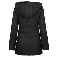 Chaqueta acolchada de algodón con capucha para mujer, abrigo cálido de terciopelo, de longitud media, para invierno, 2024 - details 3