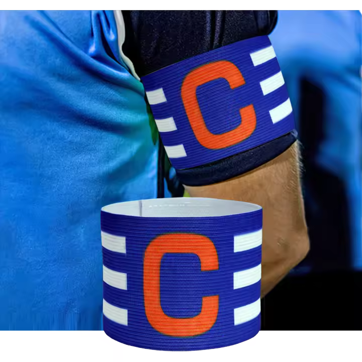 Armband De Capitán De Fútbol Para Niños Y Adultos 5/10pcs Bandas De Brazo De Líder Para Competición Y Entrenamiento De Fútbol En Nylon Con Fijación De Cinturón - 1