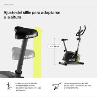 Bicicleta de entrenamiento en casa Drift, Bicicletas estáticas, magnética, Bicicleta ergométrica 120kg, de interior. - details 6