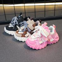 Zapatos deportivos gruesos para niños, zapatillas informales transpirables de malla para niñas, zapatos para niños y niños - details 3