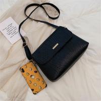 Bolso de Hombro para Mujer Simple Tipo Mensajero con Flap en Cuero PU Bolso Cruzado Casual Negro para Señora - details 28