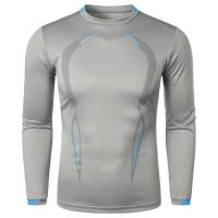 Ropa de entrenamiento físico de secado rápido de manga larga para hombre de otoño, camiseta deportiva ligera y transpirable para exteriores para hombre - details 8