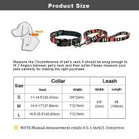 Collar personalizado perro, correa de nailon con estampado colorido para perros pequeños, medianos y grandes - details 2