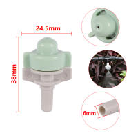 Boquilla de pulverización de micronebulización, atomización de jardín, refrigeración, riego, humidificación, eliminación de polvo, pulverizador nebulizador, 20 piezas, 6mm - details 1