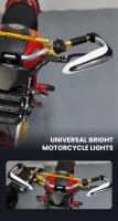 Protectores de Mano para Motocicleta con Luces LED Accesorios de Motocicleta Modificación Equipo de Protección para ATV Bike Off Road Motocross - details 0