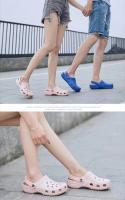 Zuecos para mujer con soporte para el arco del pie, Zapatillas de jardín antideslizantes para exteriores, Zapatillas de playa con pl - details 3