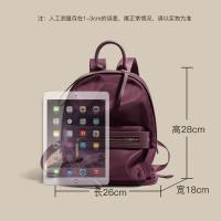 Mochila de cuero para escuela de turismo, compras, oficina de negocios, universidad, bolso de ocio de nailon multifuncional para mujer - details 2