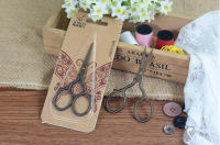 Tijeras de costura Vintage europeas, accesorios para manualidades, 1 piezas - details 5