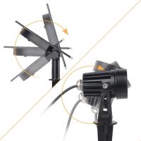 4 Unidades Foco Solar, Luces Solares Impermeables Exterior, Luz de Jardín, 2 Modos de Iluminación Opcionales, ángulo de 180 °   Ajustable, Luz de Proyecto Solar para Entrada, Camino. - details 21