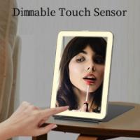 Touch Sensor Lighted  Makeup Mirror